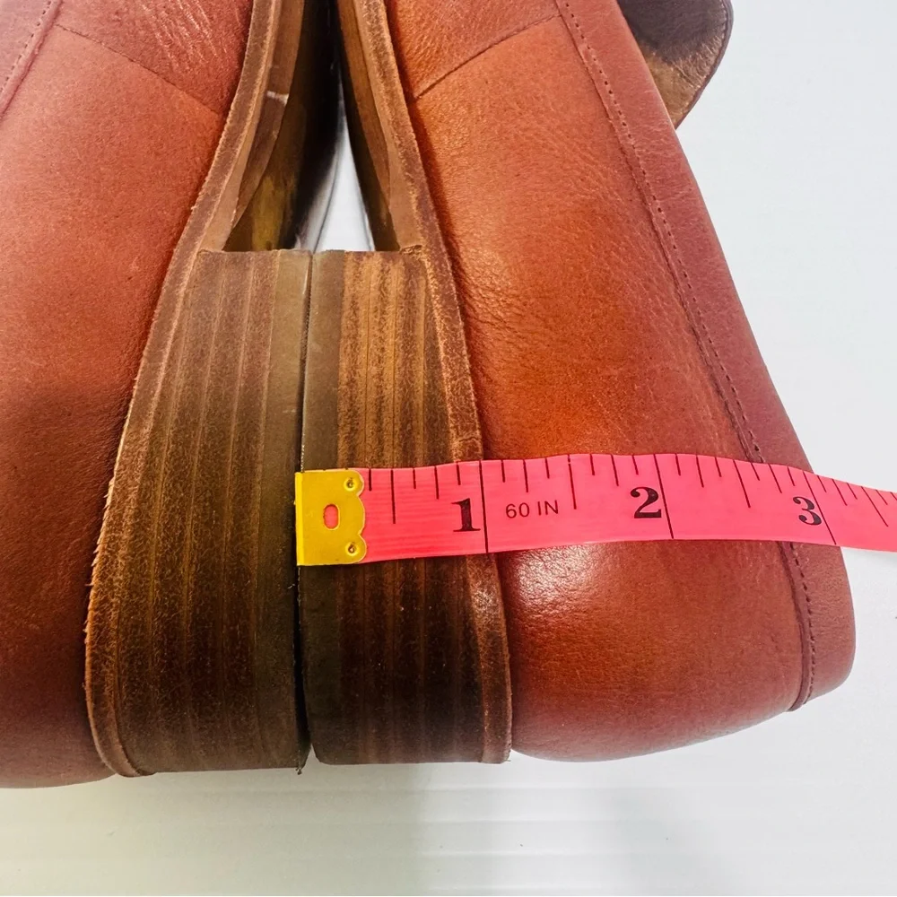 Madewell Frances Brown Leather Loafers Size 7 1/2 - Picture 12 of 14